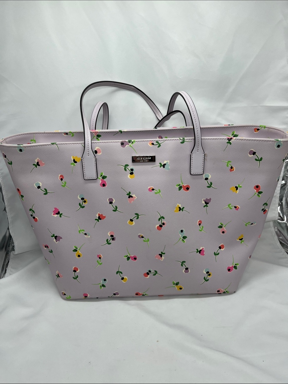 Kate Spade Lavender Shore Sheet Wild Flower Ditsy Margareta Tote